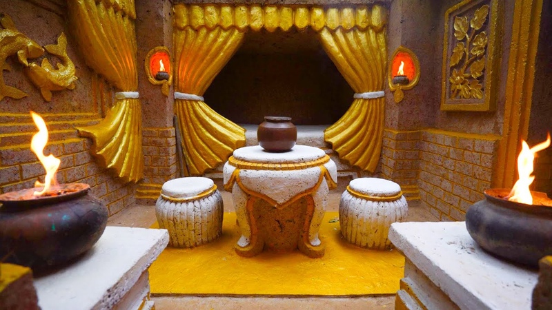 Girl Built The Most Amazing Underground Palace with Luxury