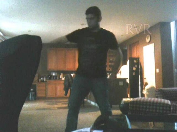 Nick Diaz gets busy with his nunchucks while on conference