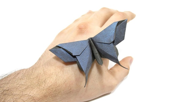 Origami Alexander Swallowtail Butterfly tutorial ( Michael Lafosse) 折り紙 蝶 Schmetterling