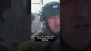 Wagner Founder Prigozhin Meets Troops In Bakhmut l Ukraine WarAnniversary