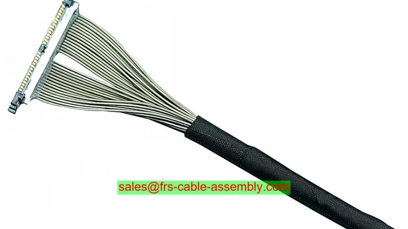 Micro Coaxial LVDS Cable I PEX Medical Grade Ptfe Tubing Custom Micro Coaxial Cable Sensor Cable