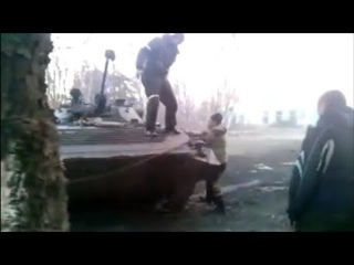 Donetsk BMP-2 Drift Drive Impressive Driving Maneuvers