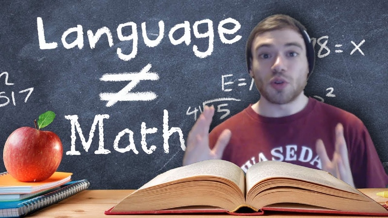 Language Isnt Math