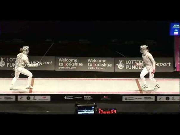 Olga Kharlan dominates Euros