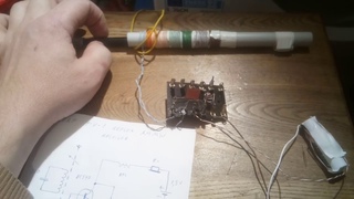 Приёмник прямого усиления на одном транзистора 1-V-1 / Single transistor TRF reflex receiver