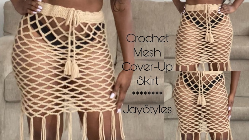 EASY Crochet Mesh Skirt, Jay