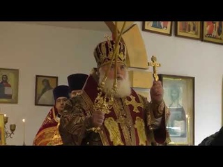 Престолный праздник.   Епископ Антоний, Литургия. эпизоды  снимал Пащенко Владимир