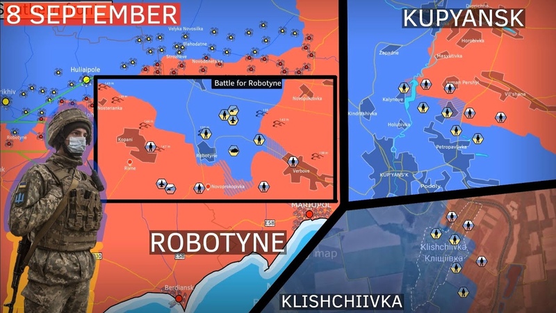 8 September 2023 Ukraine advances in Avdiivka, Russia advances in