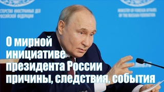 • Мирная инициатива РФ • ПРичины, следствия, События