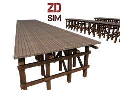 ZDS high platform wood 4m 1|0