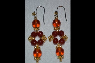 How To Make Bead Earrings..(Cute And Simple)