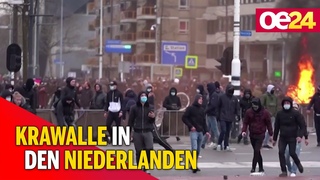 Corona-Proteste: Krawalle in den Niederlanden