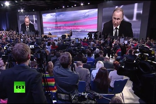 Ежегодная пресс-конференция Владимира Путина