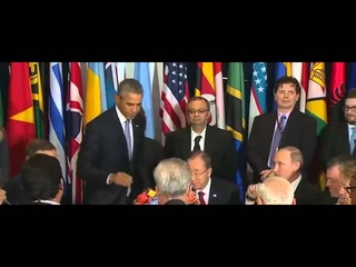 Обама не чокнулся с Путиным!  Obama clinked glasses with Putin!