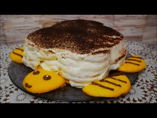 Торт ЧЕРЕПАХА №1. Ванильный Торт со сметанным кремом. НЕЖНЫЙ и ВКУСНЫЙ домашний торт