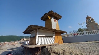Архипо-Осиповка. Утренний пляж и неожиданная экскурсия по старой турбазе . Почти заброшка