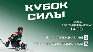 Турнир по следж-хоккею Кубок Силы Барс следж (Казань)  Сборная НСО (Новосибирск) СЛЕДЖ