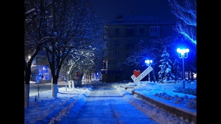 ЛУГаНСК (4К). ОТ ЗАПРАВКИ ДО ДОМА.ул.СОСЮРЫ-ВЕРГУНКА.СНЕЖНЫЙ ЛУГАНСК