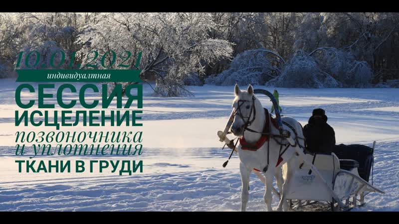 Индивидуальная сессия Исцеление спины и уплатнения в