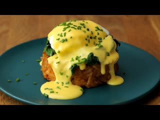 Hash Brown Benedict  Tasty