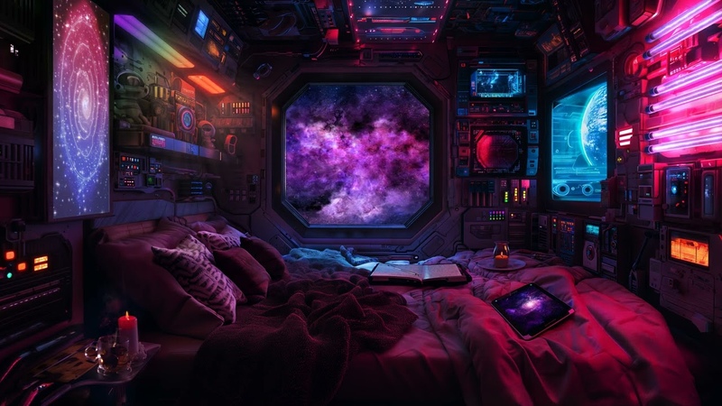 Deep Space Retreat beyond the Galactic Realm, Interstellar Space Sounds with Deep Rumble, 10