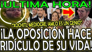 LA OPOSICION HACE EL RIDICULO DESDE EL EXTRANJERO! XOCHITL ES MEDIOCRE Y AMLO UN GENIO