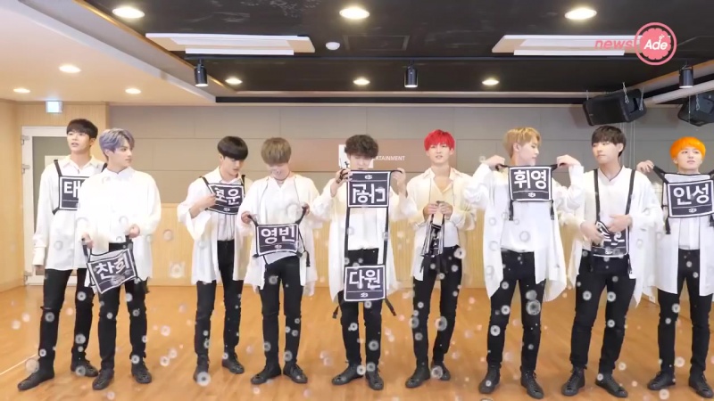 VIDEO 171027 Members of SF9 switch O Sole Mio Choreography New