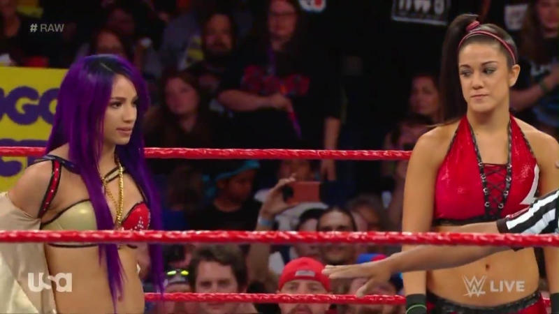 Bayley Sasha Banks vs Dana Brooke Alicia