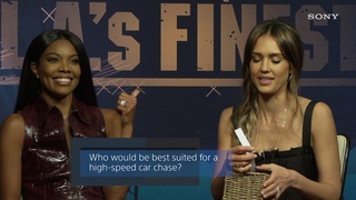 On the Spot with Gabrielle Union & Jessica Alba from “L.A.’s Finest“