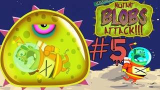 ЛИЗУН СЛИЗНЯК ест ЛУНАТИКОВ Симулятор слизня в веселой МУЛЬТ ИГРЕ Mutant Blobs Attack #5