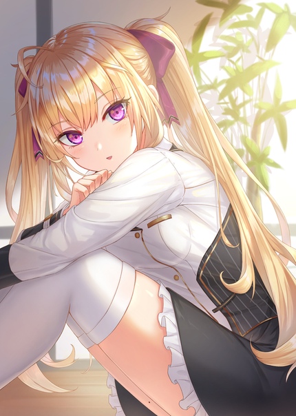 Anime blonde female
