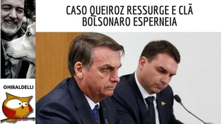 CASO QUEIROZ DE VOLTA. CLÃ BOLSONARO ESPERNEIA.