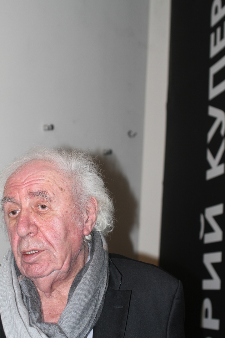 события санкт петербург Михаил Шемякин, Юрий Купер и Эдуард Кочергин на пресс-показе проекта "Метаморфозы".