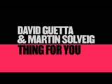 Премьера. David Guetta & Martin Solveig - Thing For You (Lyric video)