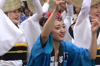 流し踊り「写楽連」第61回東京高円寺阿波おどり（）