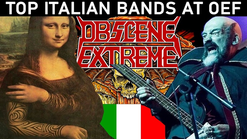 TOP 10 ITALIAN BANDS AT THE OBSCENE EXTREME. GUINEAPIG, BULLDOZER, 2 MINUTA DREKA, CRIPPLE
