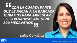 CON LA #CUARTA #PARTE Q #PAGAN A LA #BARCAZA SE #ARREGLABA #ELECTROGUAYAS, AH TIENE 800 #MEGAVATIOS