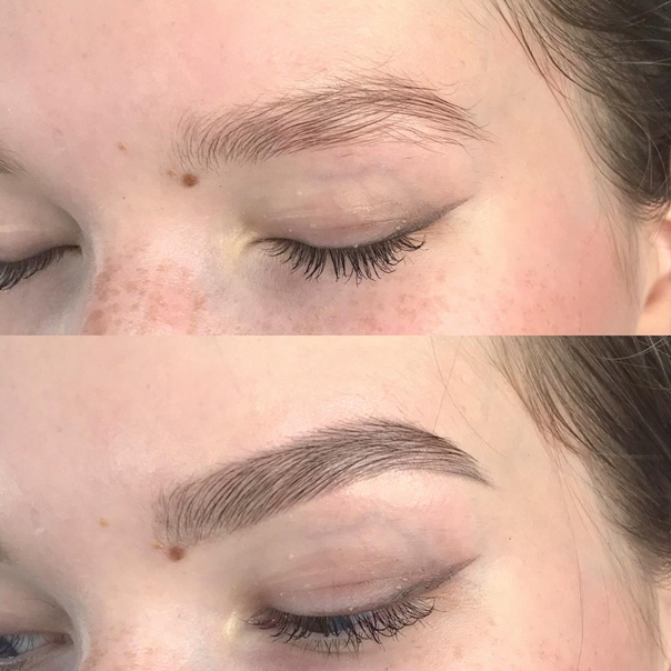 Брови крашенные краской фото Брови крашенные краской фото