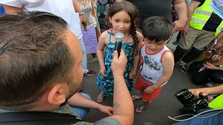 Tara 5 ans je Veux être libre et c’est Mon Corps liberté paSS Sanitaire au Sénat 22 juillet BTS GJ