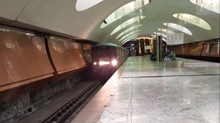 Ретро-метро: Состав 81-717.5М/714.5М на ст. Борисово