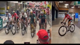 La Vuelta 2024 - Stage 6 unusual start from... inside a Carrefour supermarket !