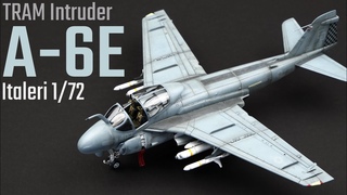 Grumman A-6E TRAM Intruder 1/72 Italeri 1392 Full Build Video | RWO Models