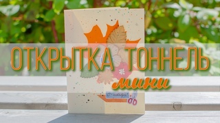 Мастер-класс Открытка тоннель мини | Обучение скрапбукингу