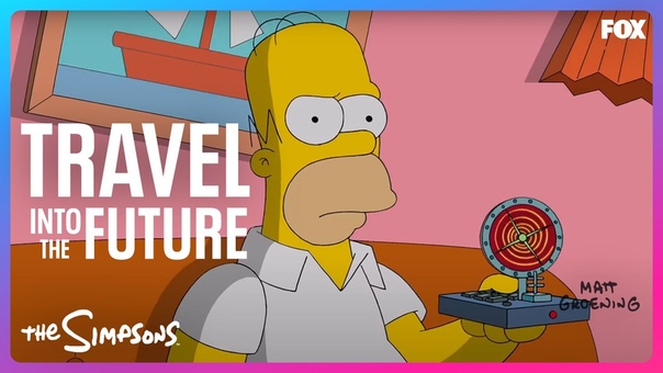 The Simpsons Travel Into The Future Couch Gag, Season 26 Ep. 1, THE