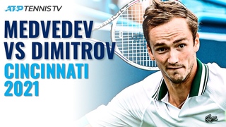 Brilliant Shots & Moments in Medvedev vs Dimitrov Battle | Cincinnati 2021 Highlights