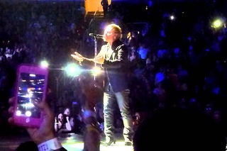 U2 Performing “With Or Without You“ Live @ SAP Center in San Jose CA on 5/18/2015
