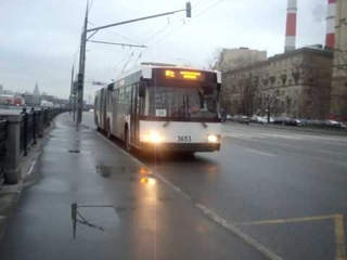 московский троллейбус ВМЗ № 3653 маршрут 34.