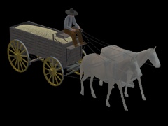 Wagon, Acme Coal - walking