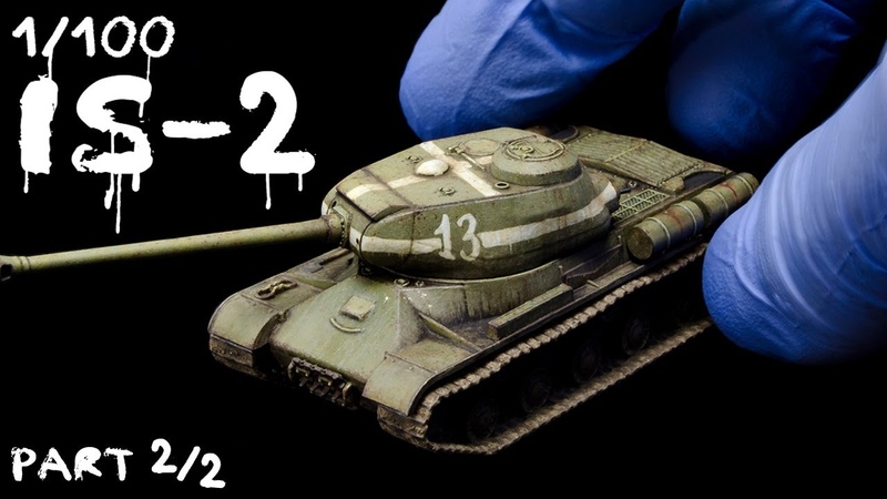 Tiny 1, 100 scale IS 2 Heavy Tank Painting Tutorial, Part 2,