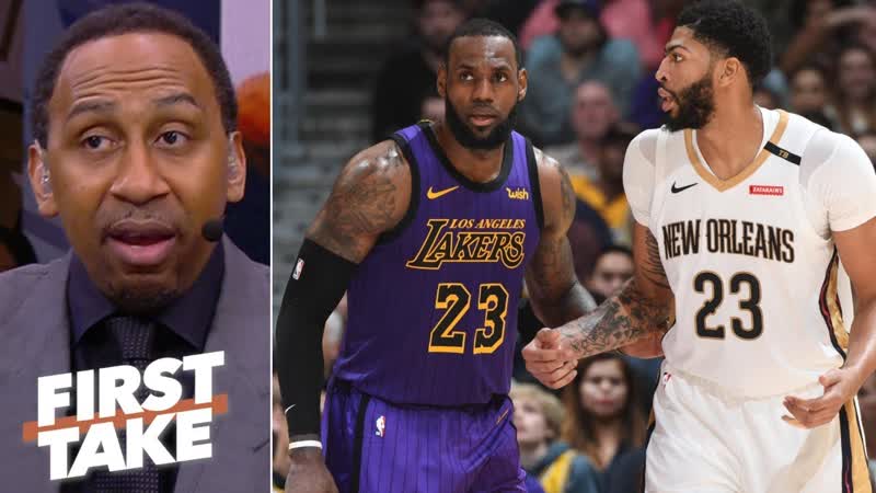 Stephen A. praying the Lakers land Anthony Davis, First